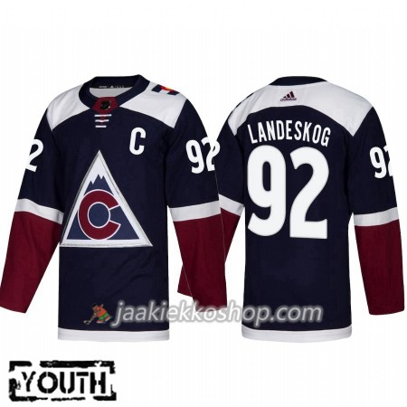 Lapsille NHL Colorado Avalanche Pelipaita Gabriel Landeskog 92 Adidas Alternate 2018-19 Authentic